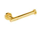 Portarrollos para pared sin tapa con caño de latón acabado oro mate Max TRES