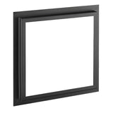 Pré-moldura 40 cm preta para aspersor de teto da Valaz