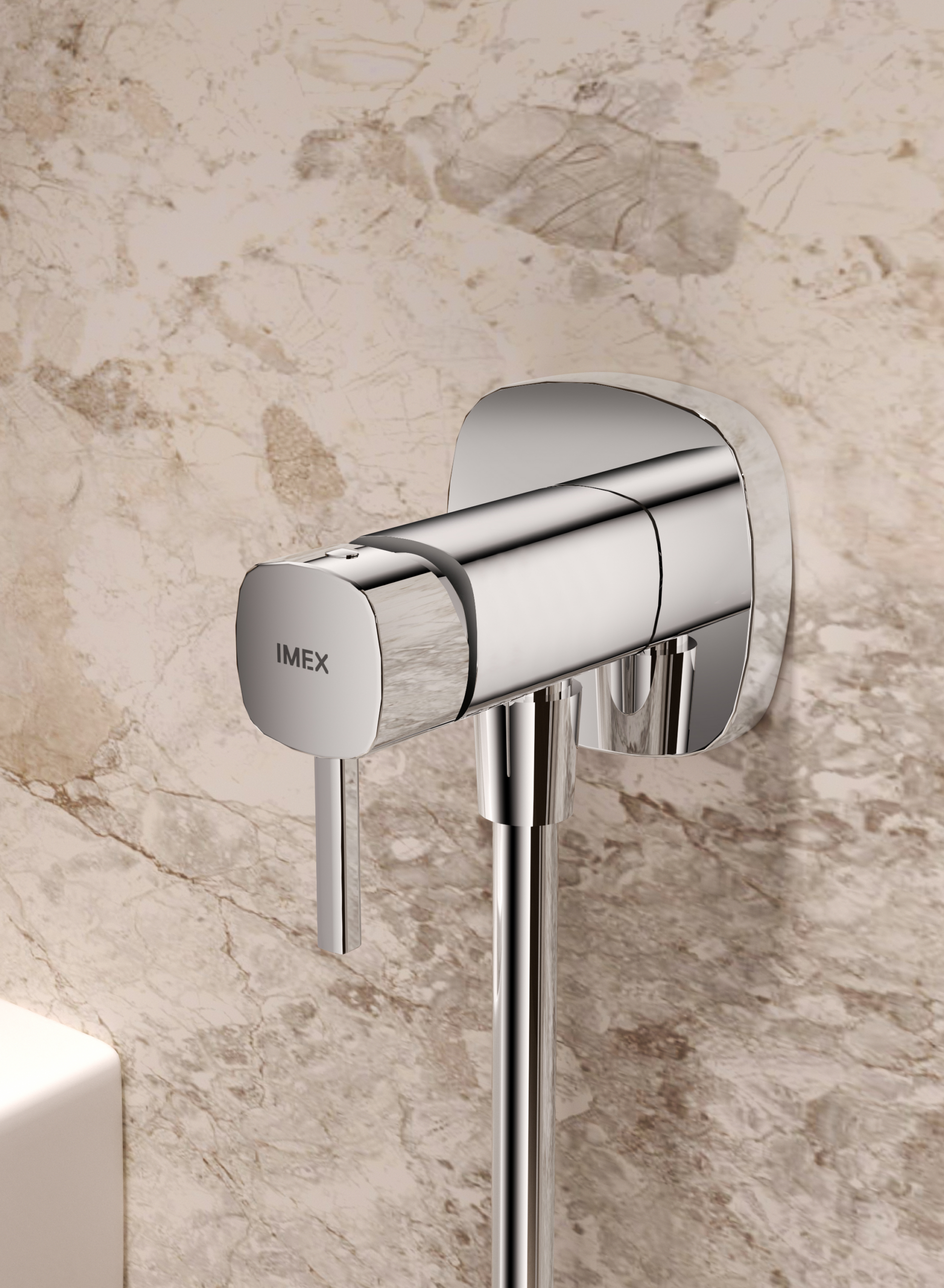 Grifo Empotrado De Bidé Toscana Imex Oro rosa cepillado en ambiente