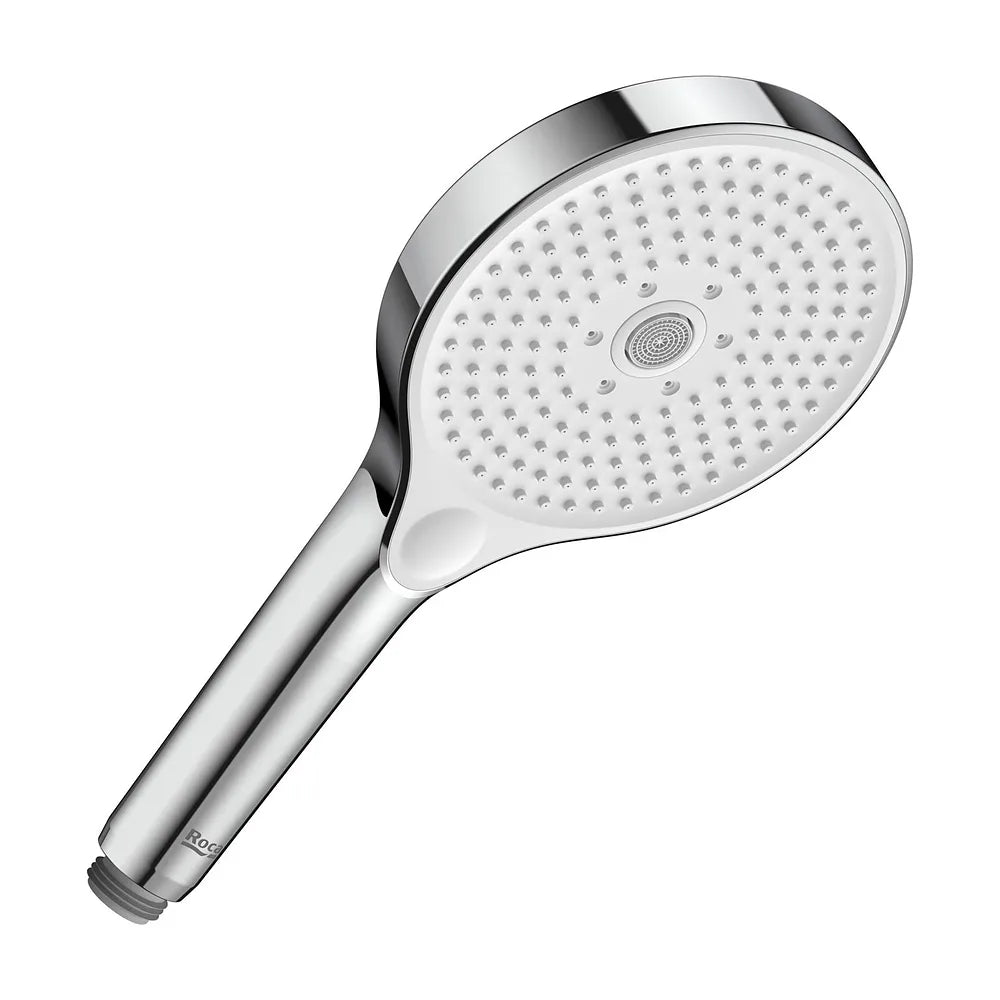 Ducha de Mano Multifunción Circular Tres Funciones con Limitador de Caudal Plenum Roca - Vista 2