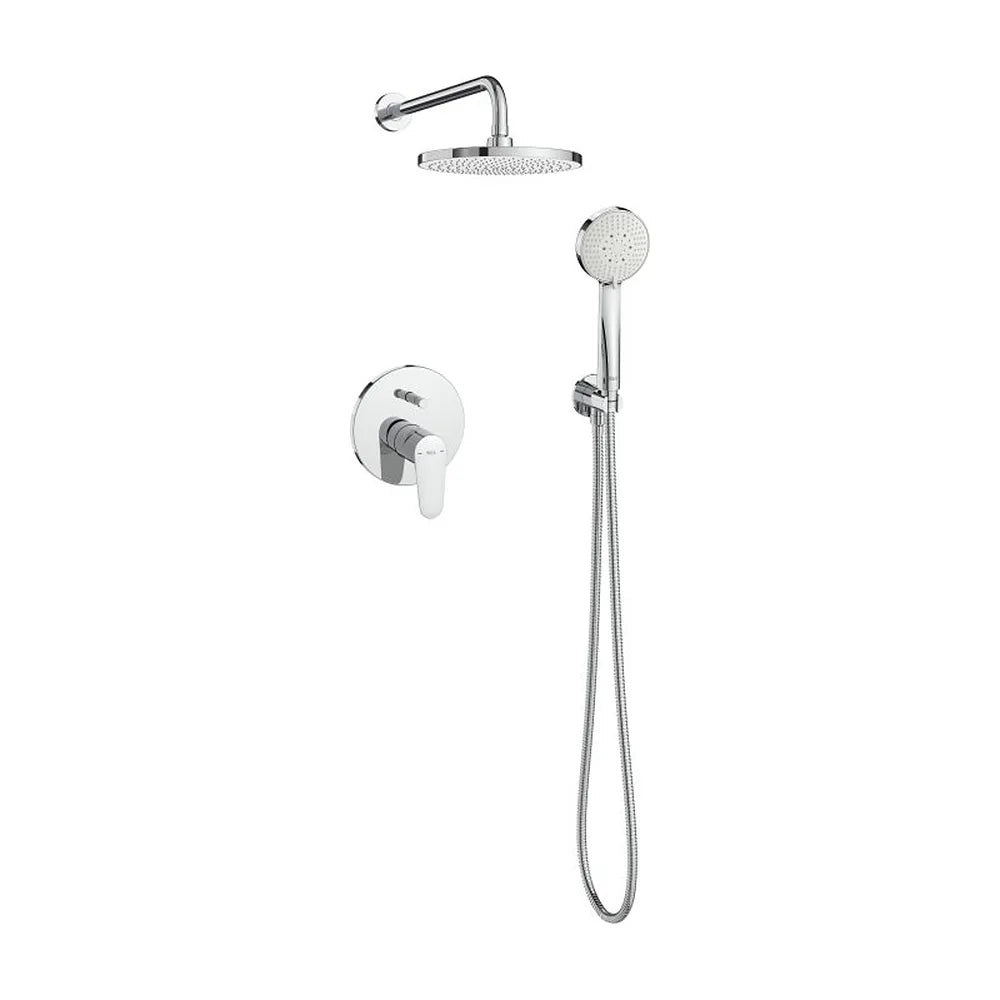 Pack empotrado monomando para baño ducha con rociador 23 cm brazo 40 cm Roca - Vista 1
