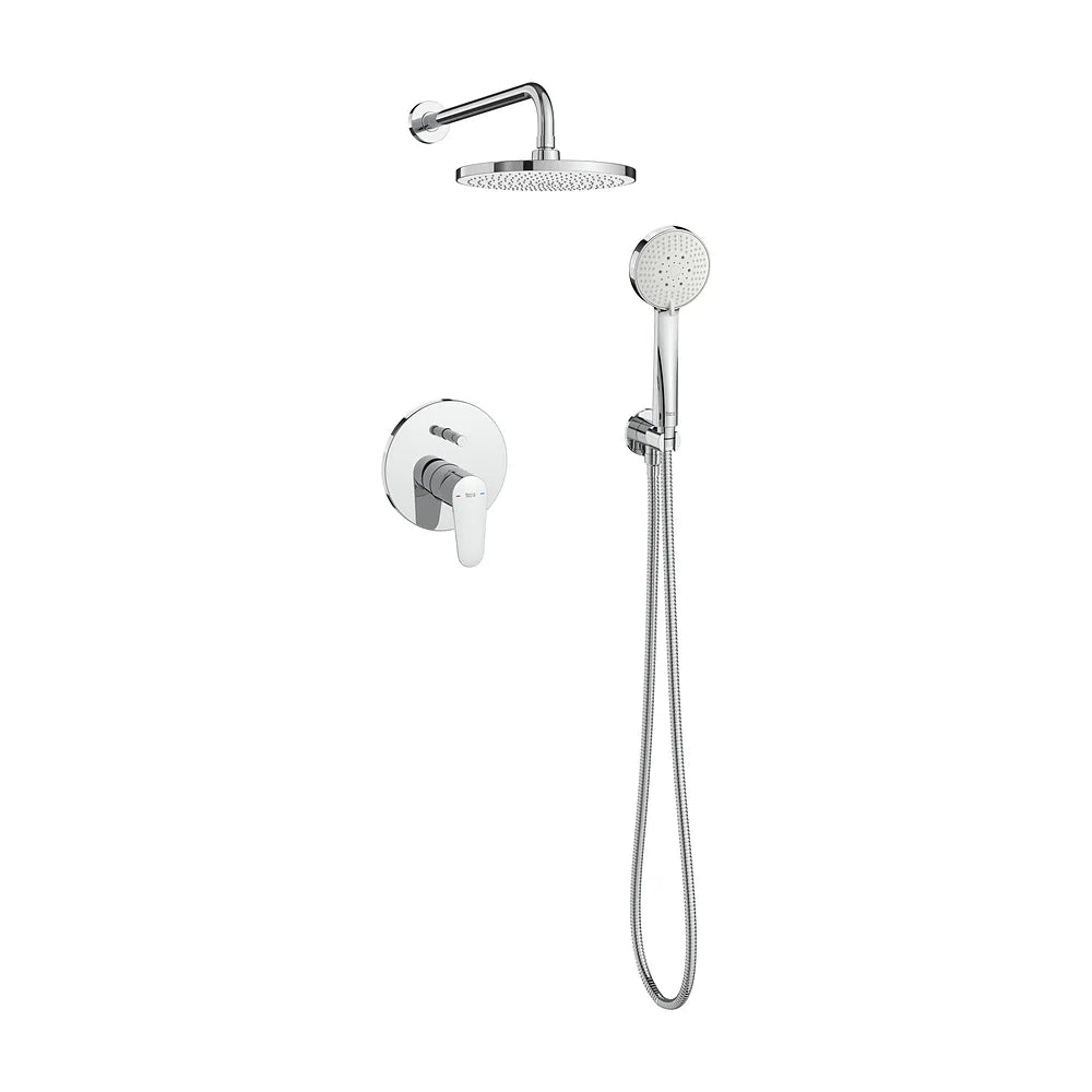 Pack empotrado monomando para baño ducha con rociador 23 cm brazo 40 cm Roca - Vista 2