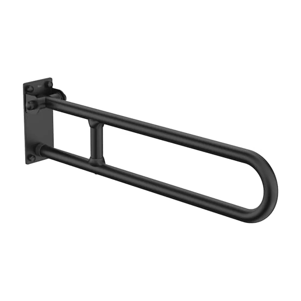 Asa de baño abatible negro mate 99x8x22 cm para movilidad reducida Roca - Vista 1