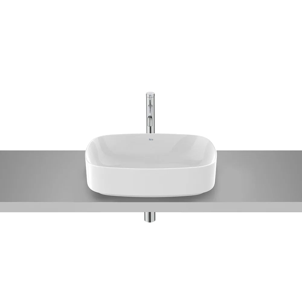 Lavabo de Sobre Encimera en Fineceramic Eidos 50x37x11cm Blanco Brillo Roca - Vista 2