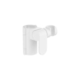 Support coulissant pour douchette blanc mat pour mobilité réduite compatible barres diamètre 32 mm Roca