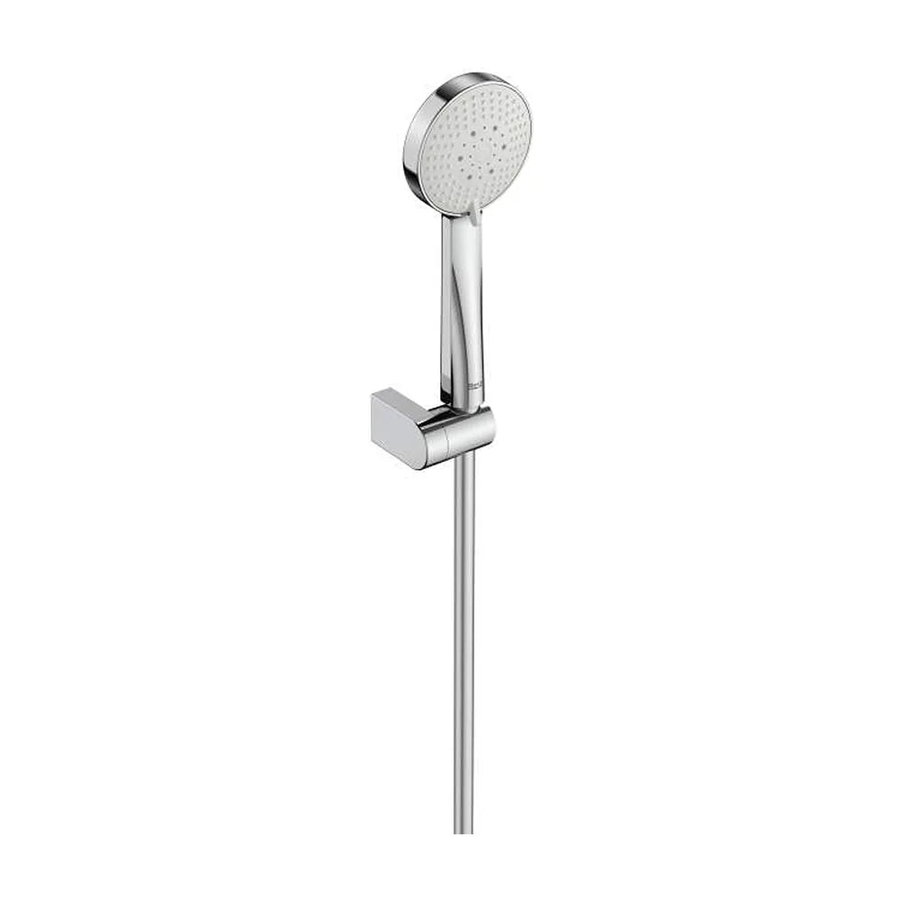 Set de ducha con ducha de mano 100 mm 3 funciones soporte articulado y flexible 170 cm Roca - Vista 1