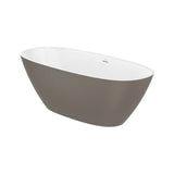 STONEX Oval Bathtub Roca 180x80 cm White with Click-Clack Waste