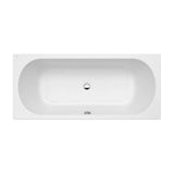 Acrylic Rectangular Bathtub Roca Genova 180x80 cm White