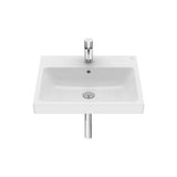 Lavabo mural rectangular porcelana blanco 55x46x17 cm Roca