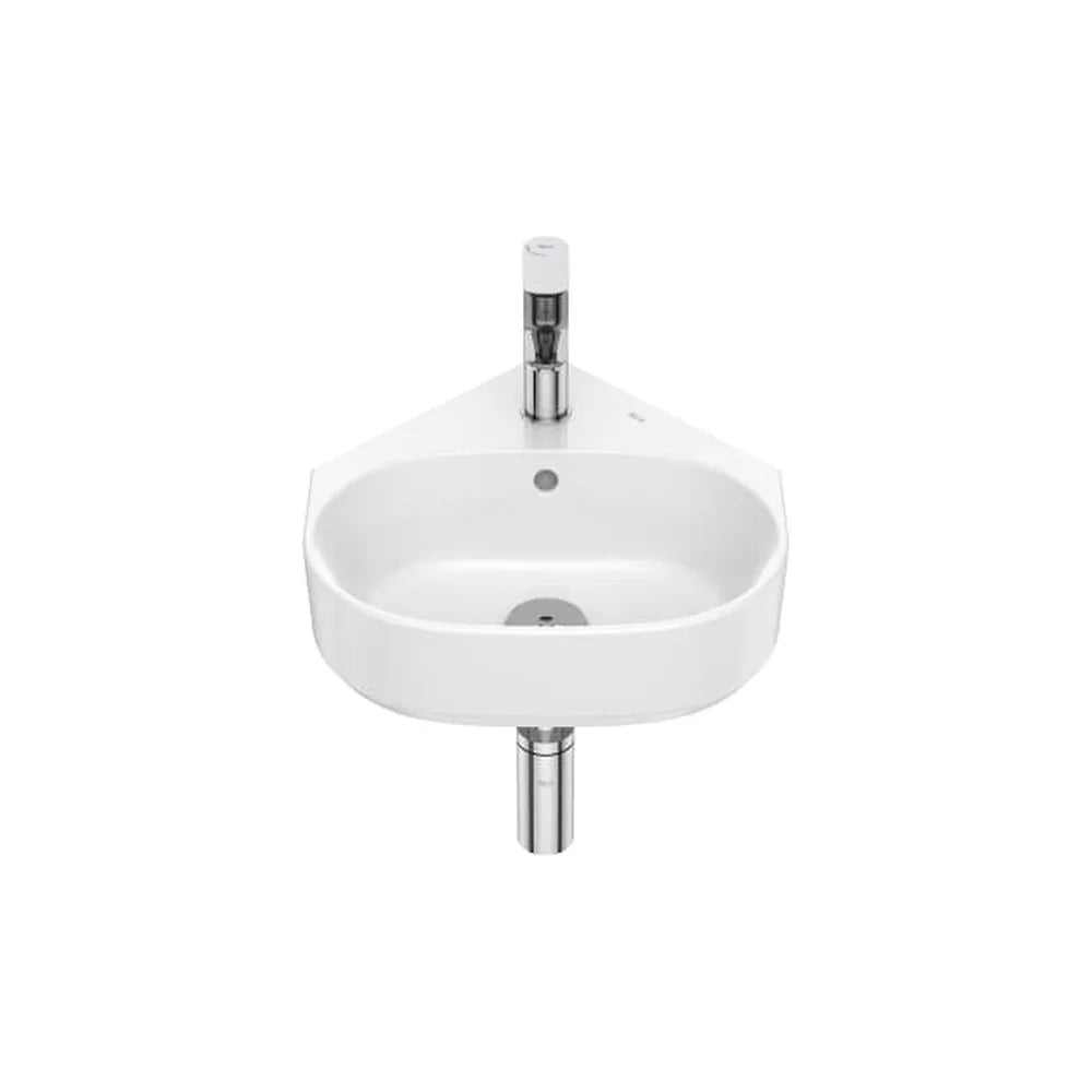 Lavabo mural angular porcelana blanco 40x44x16 5 cm Roca - Vista 1