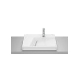Lavabo de Sobre Encimera Rectangular Porcelana Blanca 60x42x8cm Roca