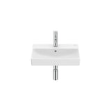 Lavabo mural compacto Fineceramic rectangular 50x36x15 cm blanco mate Roca