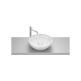 Lavabo Redondo de Sobre Encimera Fineceramic 42 5x13 Cm 5x42 cm White Roca