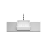 Lavabo de Sobre Encimera Cuadrado 5 Cm Fineceramic 40x40x12 cm Roca