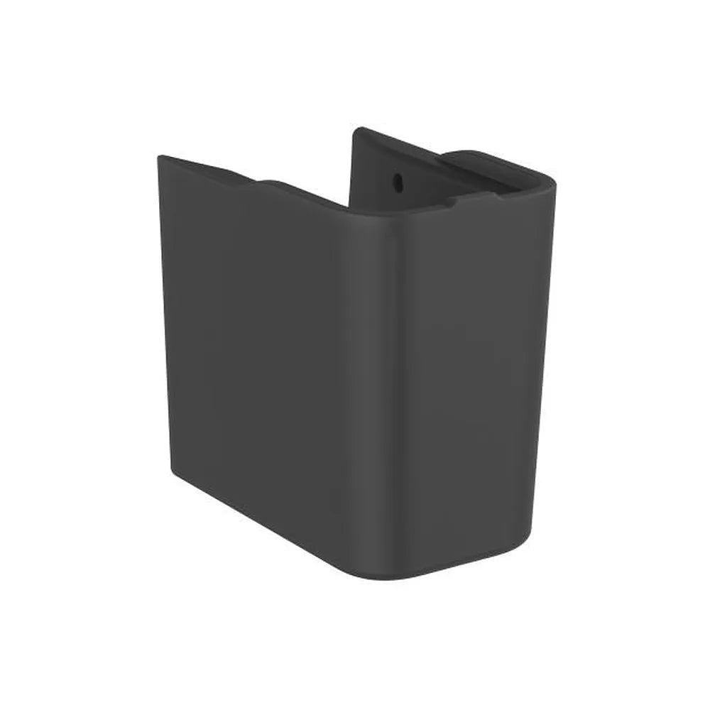 Semipedestal para lavabo porcelana negro mate 19 5x30x29 5 cm Roca - Vista 1