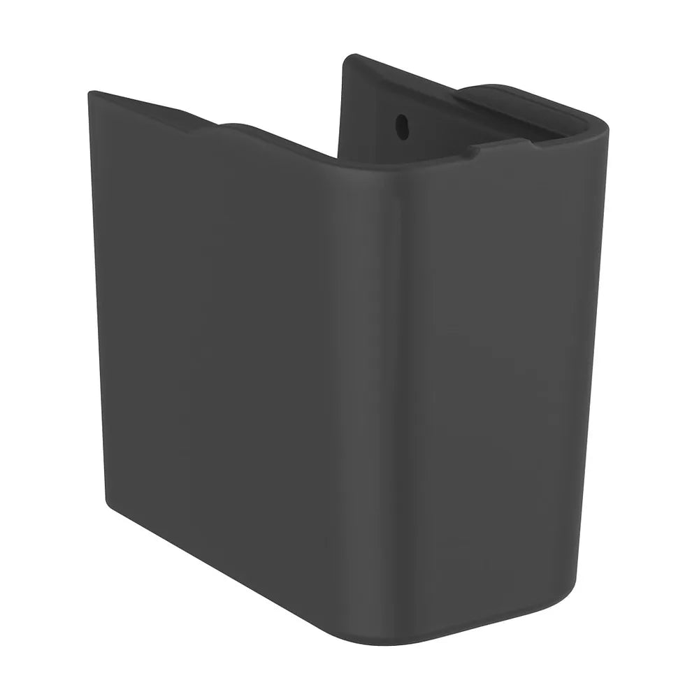 Semipedestal para lavabo porcelana negro mate 19 5x30x29 5 cm Roca - Vista 2