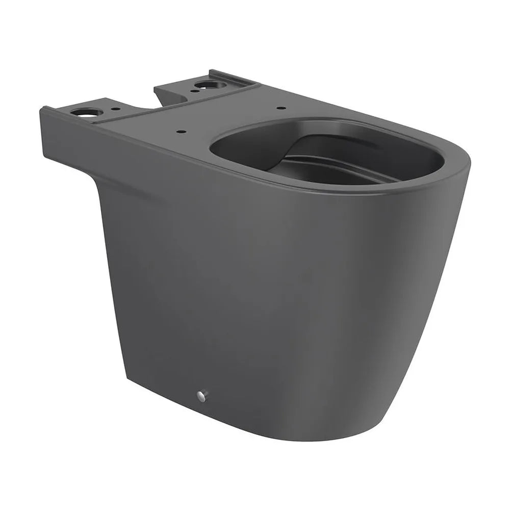 Taza inodoro con salida dual para tanque bajo color negro mate 36x67x42 cm Roca - Vista 1