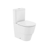Taza Adosada a Pared with Rimless Technology Salida Dual para Inodoro Tanque Bajo 37x62x76cm Roca
