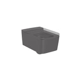 Taza suspendida cuadrada Rimless descarga dual 45 3 litros 56x37x44 cm Roca