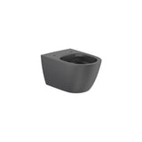Taza Suspendida avec Technologie Rimless Salida Dual Duplo Negro Mate Roca