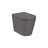 Taza adosada a pared con salida dual para tanque alto o empotrable 37x56x44 cm Roca