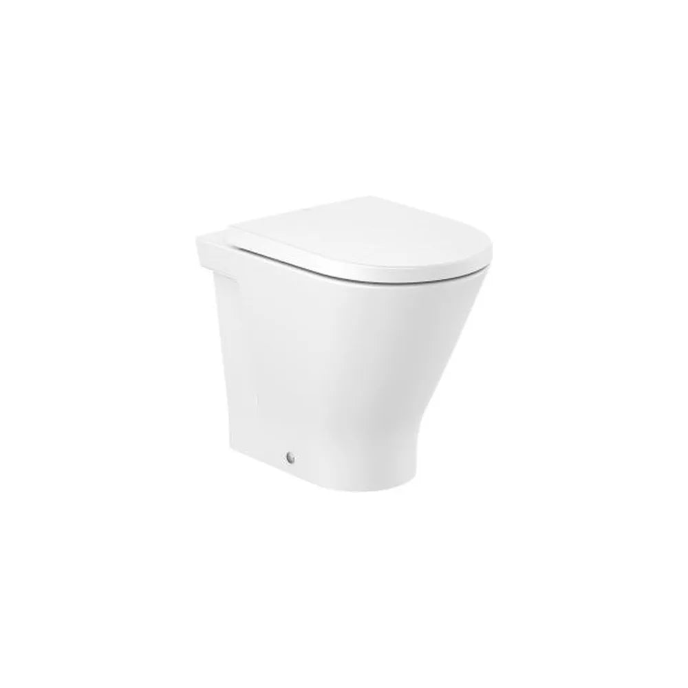 Taza Roca Rimless altura Comfort para inodoro tanque alto o empotrable 54x35x44 cm Roca - Vista 1