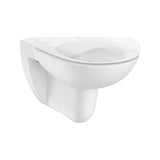 Taza suspendida redonda con descarga dual 45 y 3 litros compatible con Duplo Roca