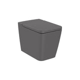 Taza adosada a pared con salida dual para tanque alto o empotrable 56x36x40 cm Roca