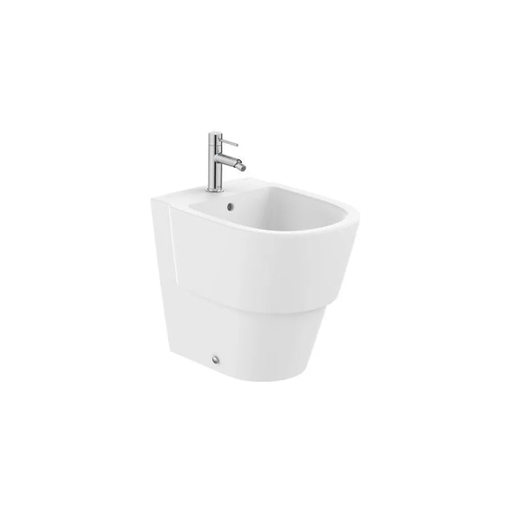 Bidé adosado a pared sin tapa 36x50x46 cm blanco mate Roca - Vista 1