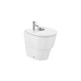 Bidet mural compact sans couvercle design rond blanc dimensions 36x50x46 cm collection Tura Andreu Carulla Roca
