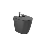 Bidé Adosado a Pared 53 cm Ona Negro Mate Roca