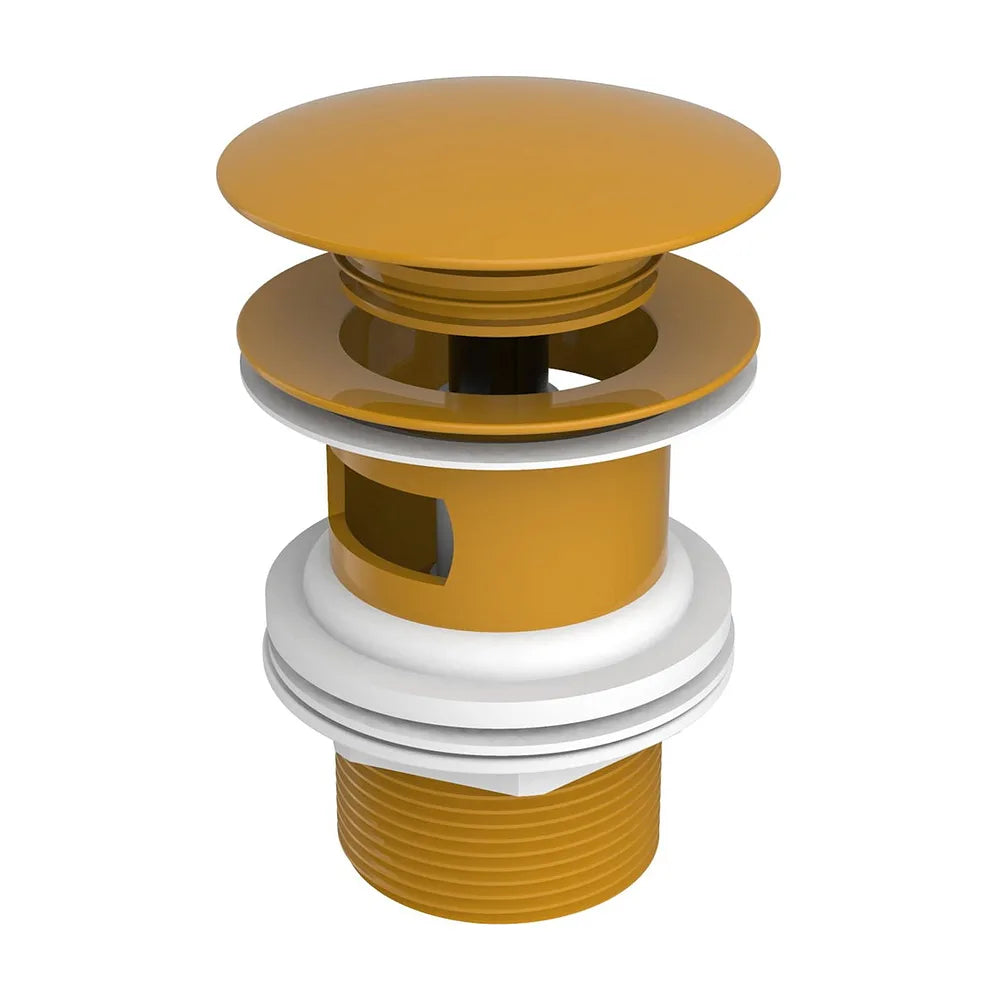 Desagüe universal click-clack con tapón cerámico 65 mm para lavabo y bidé Roca - Vista 2