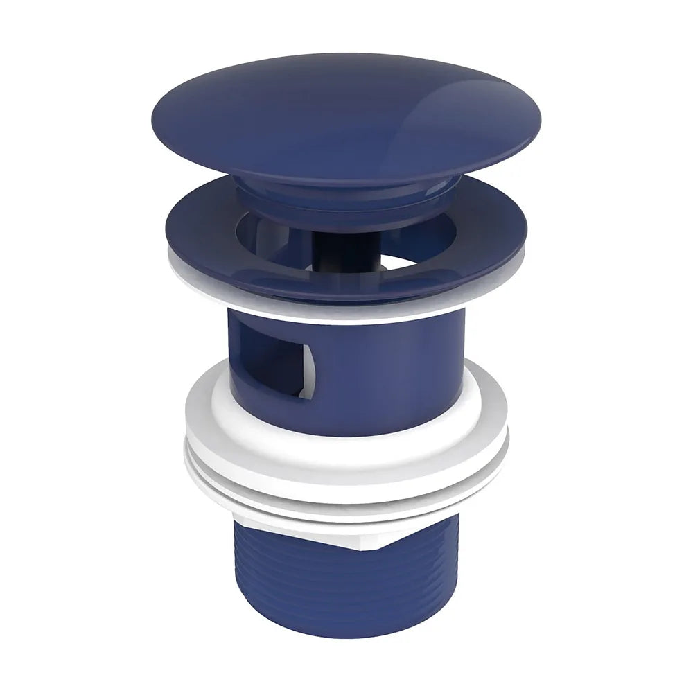 Desagüe universal click-clack con tapón cerámico 65 mm para lavabo y bidé Roca - Vista 2
