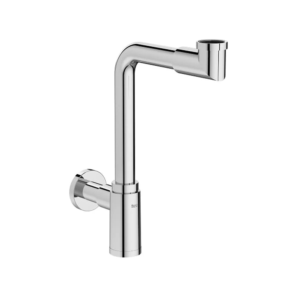 Sifón Mural Cilíndrico Salvaespacio para Lavabo 1 1/4 Pulgadas Tubo 24 Aqua 5 cm Roca - Vista 1