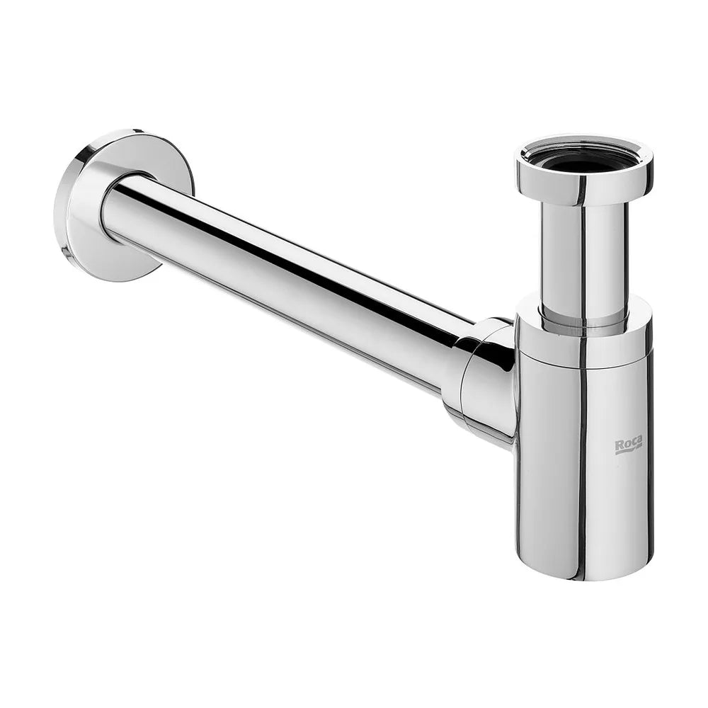 Mini Sifón Mural Cilíndrico para Lavabo 1 1 4 Pulgadas Tubo Aqua 30 cm Roca - Vista 2