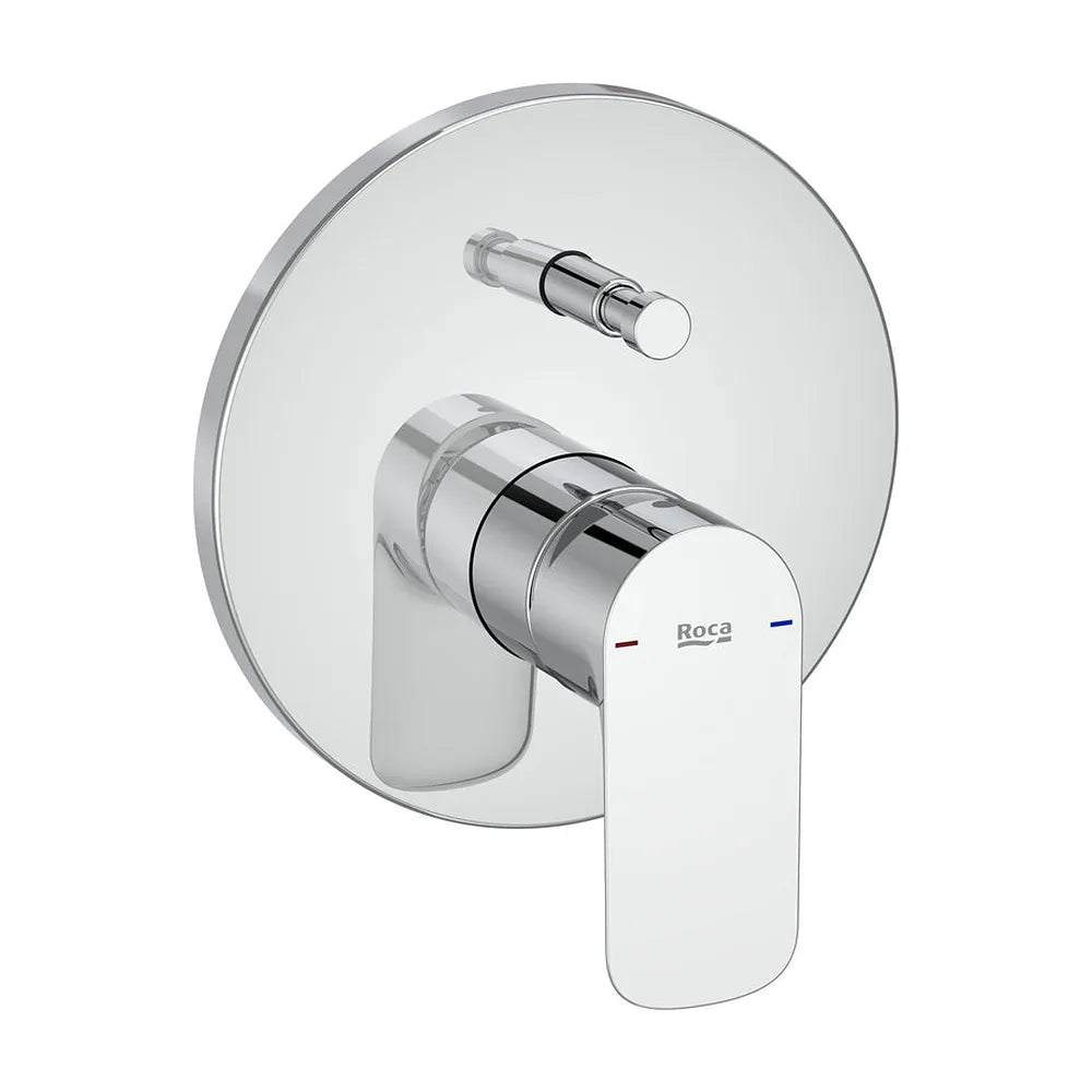 Grifería empotrable monomando para baño ducha 2 vías con inversor automático Roca - Vista 2