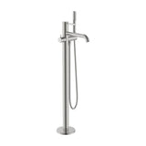 Single-Lever Floor-Standing Bath Mixer with Flexible Hand Shower Ona 150 cm Roca
