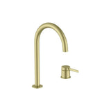 Mitigeur Monocommande Pour Lavabo Bec Haut Poignée de Plage Corps Lisse Avec Bonde Click Clack Ona 28.3 cm Roca