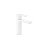 Grifería monomando para lavabo cuerpo liso apertura agua fría color blanco Roca