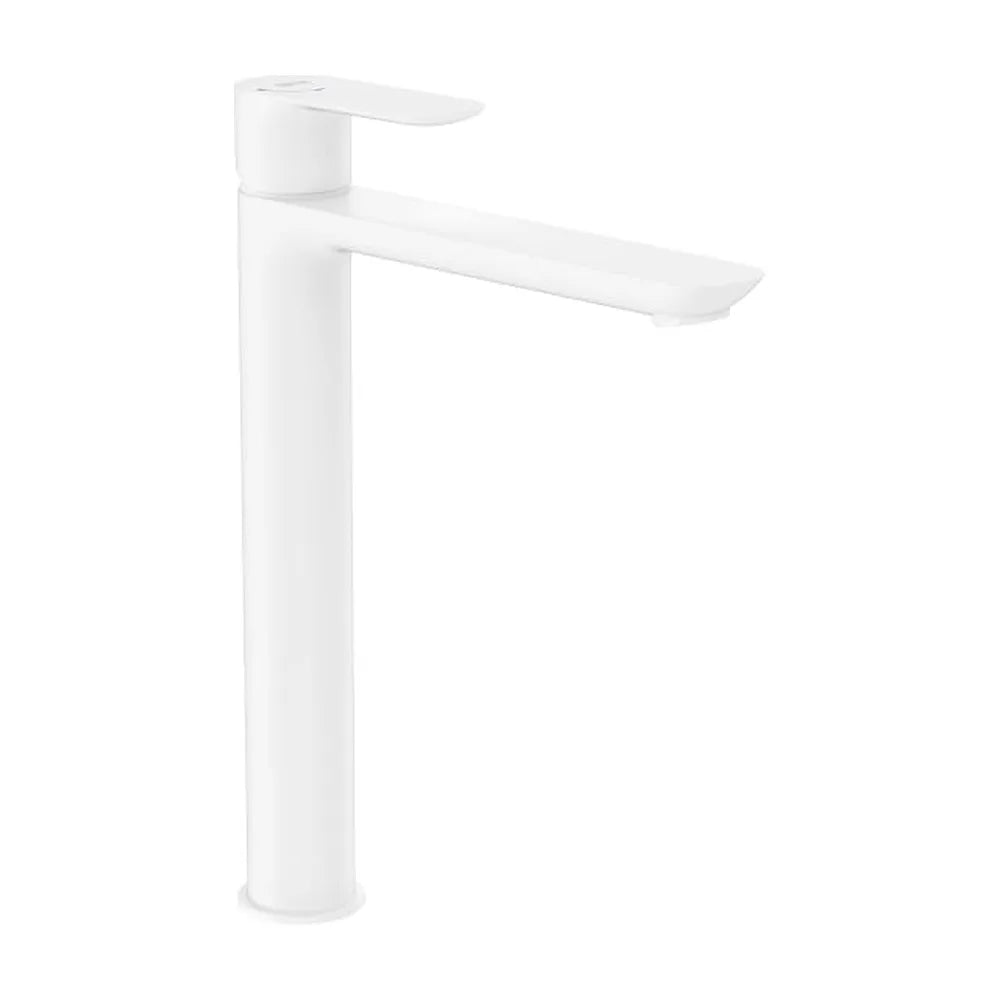 Grifería Monomando para Lavabo de Caño Alto Cuerpo Liso Apertura Agua Fría Cromado Roca - Vista 1