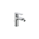 Grifería Mixer Tap para Bidé con Desagüe Automático Cromado de Repisa Roca