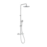 Columna de Ducha Termostática con Rociador Circular y Ducha de Mano de 25 cm Roca