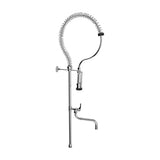 Industrial Coiled Spout Two Outlets for Wall-Mounted Sink 120 cm Roca
