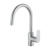 Single-Lever Kitchen Mixer with Curved Swivel Spout Chrome Roca