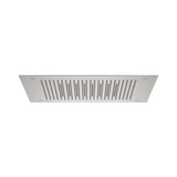 Rociador de techo cuadrado acero inoxidable 38x38 cm con 2 funciones Roca