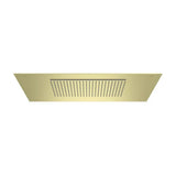 Rociador de techo cuadrado acero inoxidable 50x50 cm con 2 funciones Roca