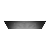 Rociador de techo cuadrado acero inoxidable 50x50 cm con 2 funciones Rain y Cascada Roca