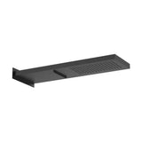 Rociador de pared rectangular acero inoxidable 165x537 mm con 2 funciones Rain y Cascada Roca
