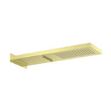 Rociador rectangular de pared acero inoxidable 165x537 mm con 2 funciones Roca