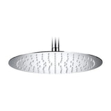Rociador Circular Orientable Pared O Techo Acero Inoxidable Cromado 20 cm Roca